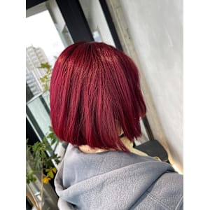 チェリーレッド/ワンレンボブ - Aco【アコ】掲載中