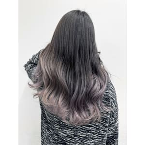 ラベンダーグレーグラーデーション