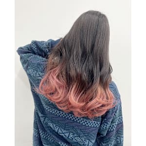 ピンクグラデーション