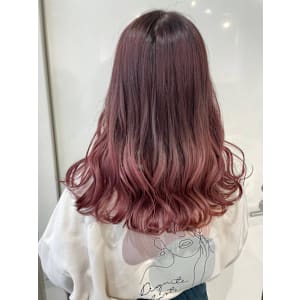 ピンクグラデーション