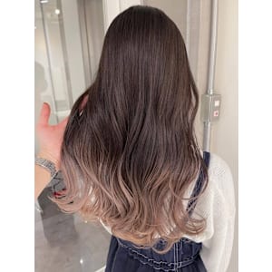 ピンク系グラデーションカラー