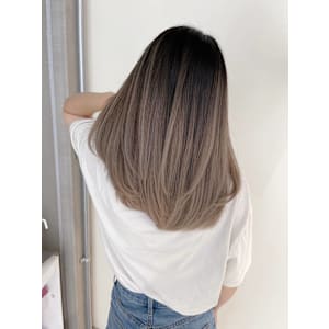 ミルクティーバレイヤージュ