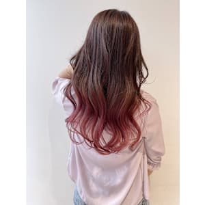 レッドアンダーグラデーション