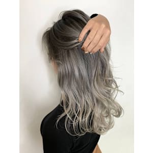 オリーブシルバーバレイヤージュ