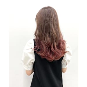 ピンクグラデーション