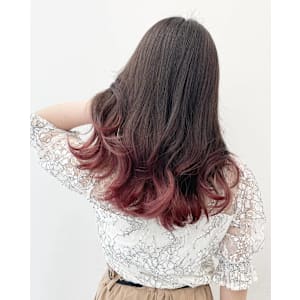 ピンクグラデーション