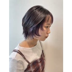 【ショートウルフ】20代30代/メンズライク/ラベンダー