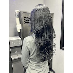 ☆透け感抜群×韓国風ブルーブラック