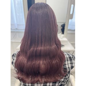 ワンカラーで！明るめピンクブラウン♪_ユウ