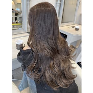 まろベージュ/マロンベージュ/ブリーチなし/レイヤーカット