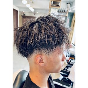 【20代 男性】ロンドンツイスパフェード（大宮/バーバー）