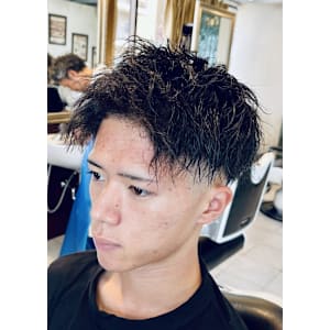 【20代 男性】ロンドンツイスパフェード（大宮/バーバー）
