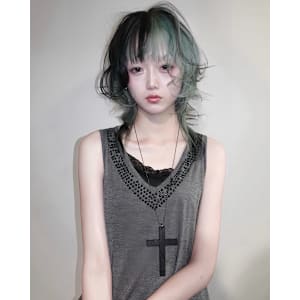 セクションカラー　ケアブリーチ　ブリーチカラー　表参道/原宿 - Null 表参道本店 デザインカラー/ダブルカラー【ヌル】掲載中