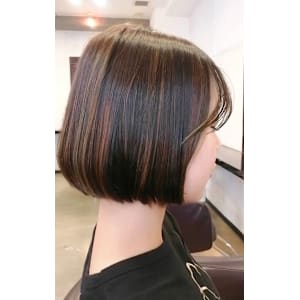 ミニボブ/小顔ボブ/メッシュカラー/ハイライト/赤羽/赤羽駅