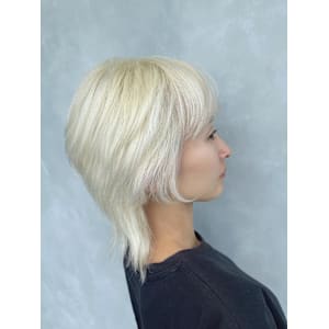  抜きっぱなしブリーチ/外国人風カラー