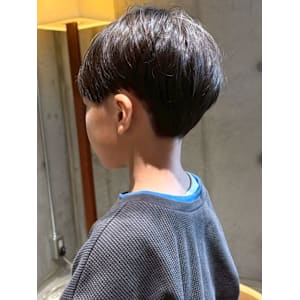 キッズカット マッシュ ショートヘア 刈り上げ 小学生カット - and anon 春日原店【アンドアノン カスガバルテン】掲載中