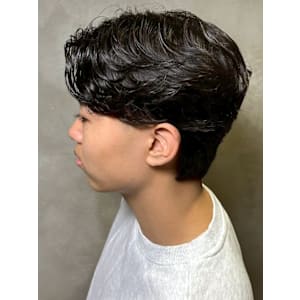 ニュアンスパーマメンズパーマ毛流れパーママッシュ20代