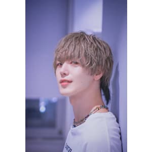 ウルフカット/マッシュウルフ/メンズウルフ/インナーカラー