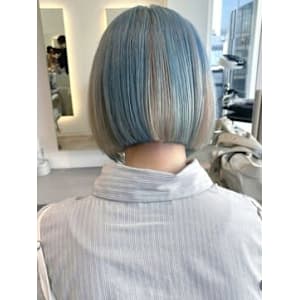 【ハイトーンボフ】ボブカット デザインカラー