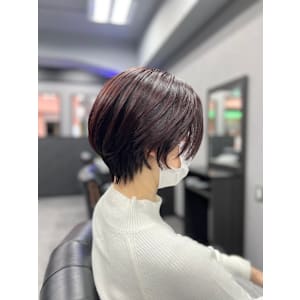 ☆30代40代50代におすすめ×暖色上品レイヤーショート