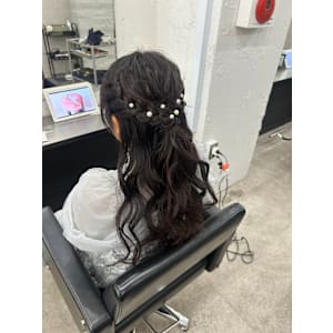 お呼ばれヘア♪ ハーフアップアレンジ ヘアアレンジ 所沢