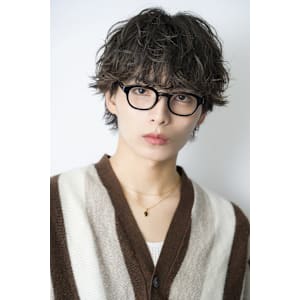 メンズカットスパイラルパーマ刈り上げマッシュカット所沢