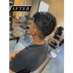 Men's short hair
