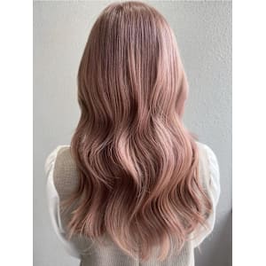 ペールオレンジ/抜きっぱなしブロンド