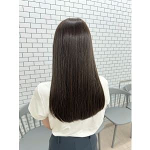 髪質改善×透明感グレージュカラー【担当：RYONA】