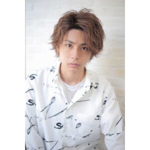 新宿/メンズパーマ緩めツイストスパイラルウルフセンターパート - Soleria【ソレリア】【ソレリア】掲載中