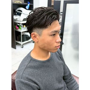 ビジネスショート　アップバング　ツーブロック　刈り上げ - MEN'S SALON SOLEIL by alfRed【メンズサロンソレイユ バイアルフレッド】掲載中