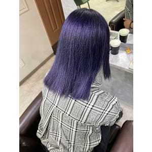 ブルーヴァイオレット - GLADGE池袋/ダブルカラー/ブリーチ【グラッジイケブクロダブルカラーブリーチ】掲載中