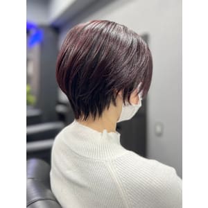 ☆30代40代50代におすすめ×暖色上品レイヤーショート