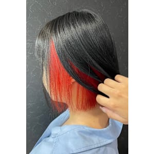 ☆大人気インナーブリーチ×スカーレッドカラー