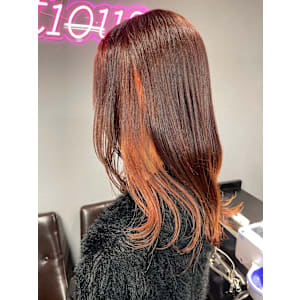 ☆大人気ブリーチインナー×韓国風サンセットオレンジカラー