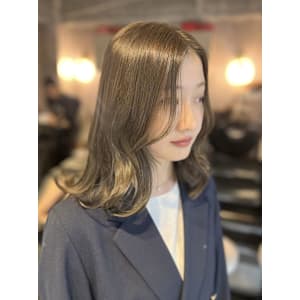 《高橋亜美》ダブルカラー/オリーブベージュ/大宮