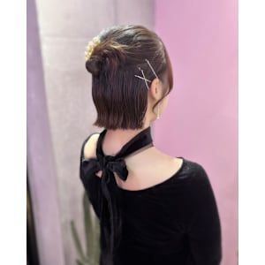 ショートでもカチモリヘアに♪