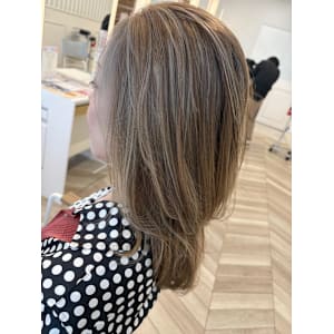 しっかりハイライト入りベージュ