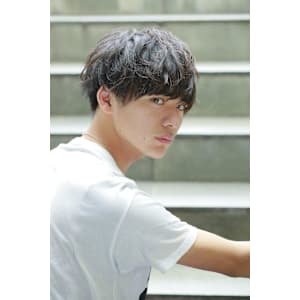 【緩め】スパイラルパーマ　マッシュ