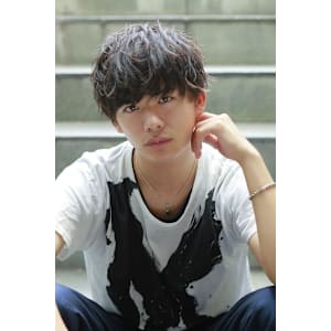 【緩め】スパイラルパーマ　マッシュ