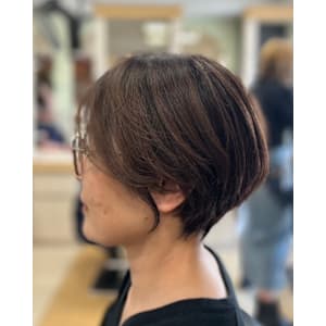 バーム仕上げショートスタイル