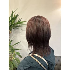 ピンクブラウンカラー