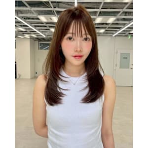 フェイスレイヤー/シースルーバング/流れる顔まわり