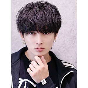 韓流ナチュラル束感マッシュウルフ