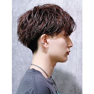 韓流プレッピーコンマウェーブマッシュ