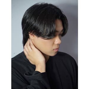 韓国×センターパーマ