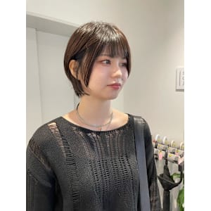 ショートボブウルフくびれ小顔30代40代50代横浜