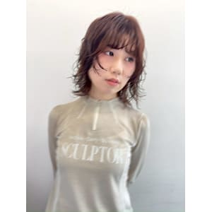 ボブパーマプードルパーマレディースパーマニュアンスパーマ奥東