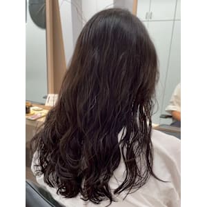 コテ巻きデジタルパーマブリーチパーマ複雑履歴横浜