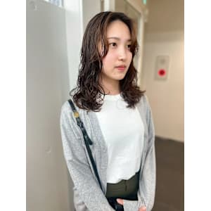 ボブパーマプードルパーマレディースパーマニュアンスパーマ奥東